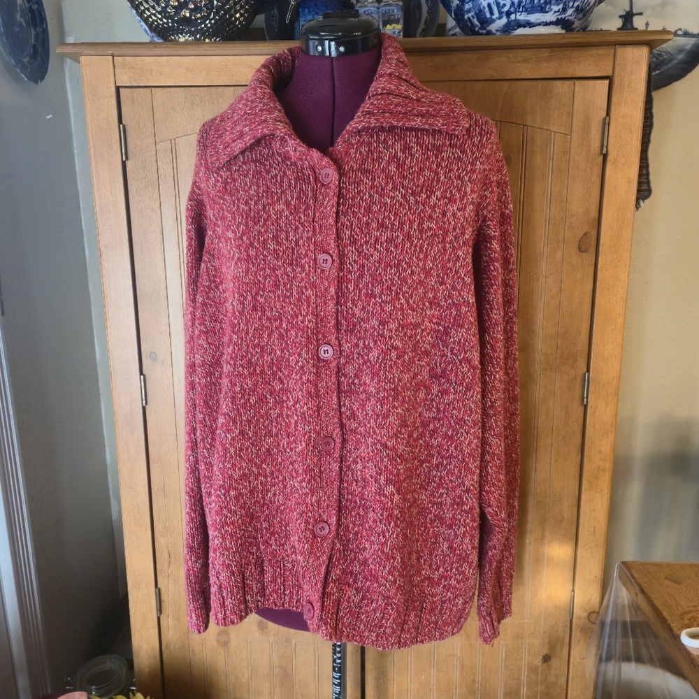 111 C.S.T. Sport Chunky Knit Cardigan – 3X